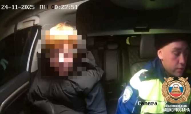 В Башкирии пьяный водитель без прав получил 10 суток ареста