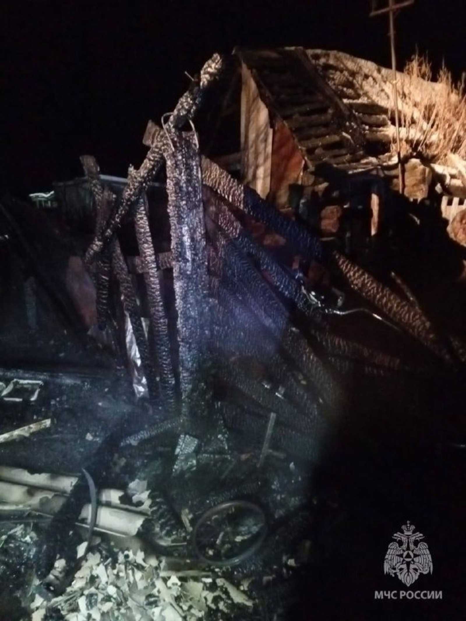 В Мечетлинском районе Башкирии при пожаре погиб мужчина