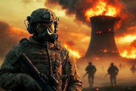 Вот и первый "ядерный удар": БПЛА с "грязной бомбой" устроили катастрофу на АЭС. Лондон ставит ультиматум. Тревога на базе атомных подлодок