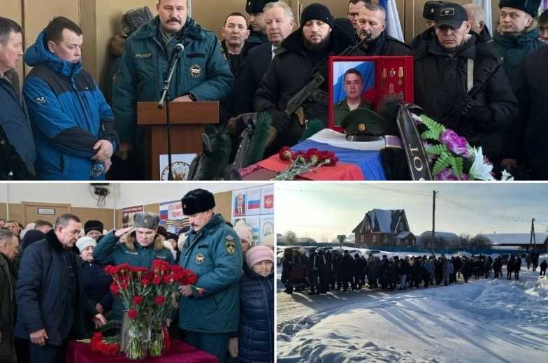 В Башкирии простились с пожарным Игорем Ярановым, погибшим в зоне СВО