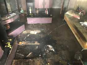 В Уфе на улице Гвардейской ликвидировали пожар в квартире на 7-м этаже