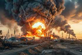 "Неприкасаемые" кончились: Жесточайший сигнал. Километровые столбы огня похоронили крупнейший хаб НАТО и британский штаб. F-16 - всё