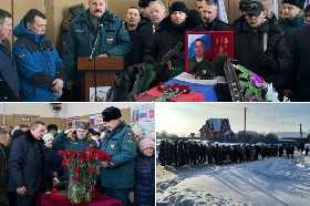В Башкирии простились с пожарным Игорем Ярановым, погибшим в зоне СВО