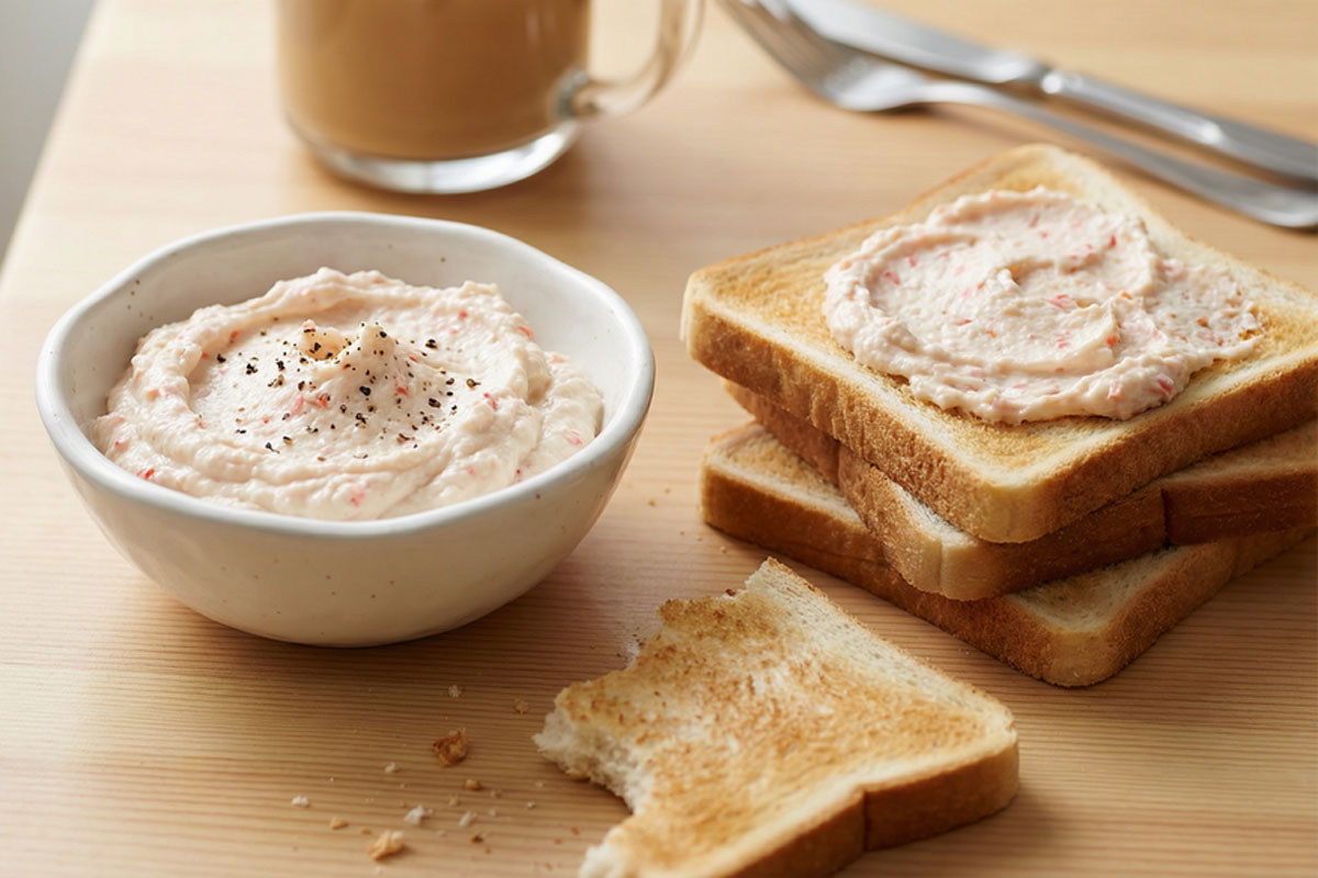 Готовим за 3 минуты: простой и вкусный паштет из крабовых палочек