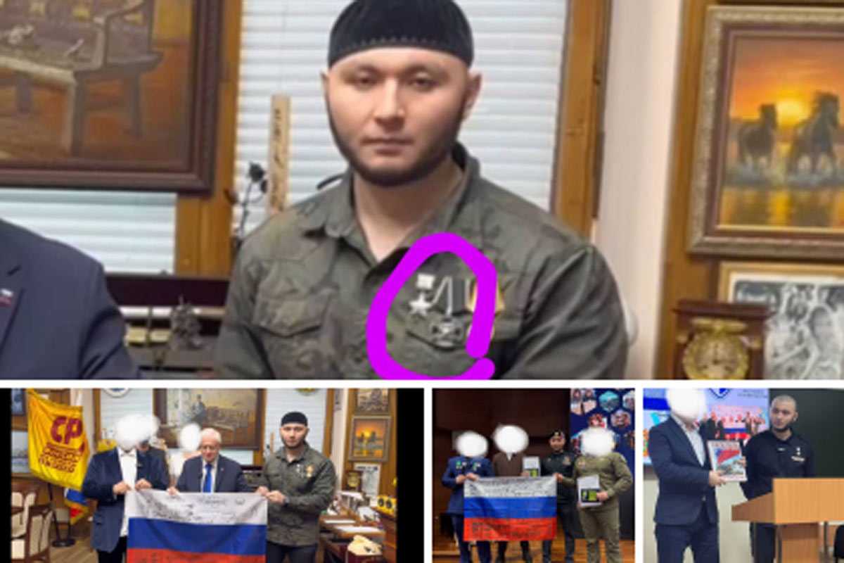 "Платиновая звезда героя" на груди военкора "Ахмата" вызвала скандал. Боец СВО Гольман обличил "ряженого"