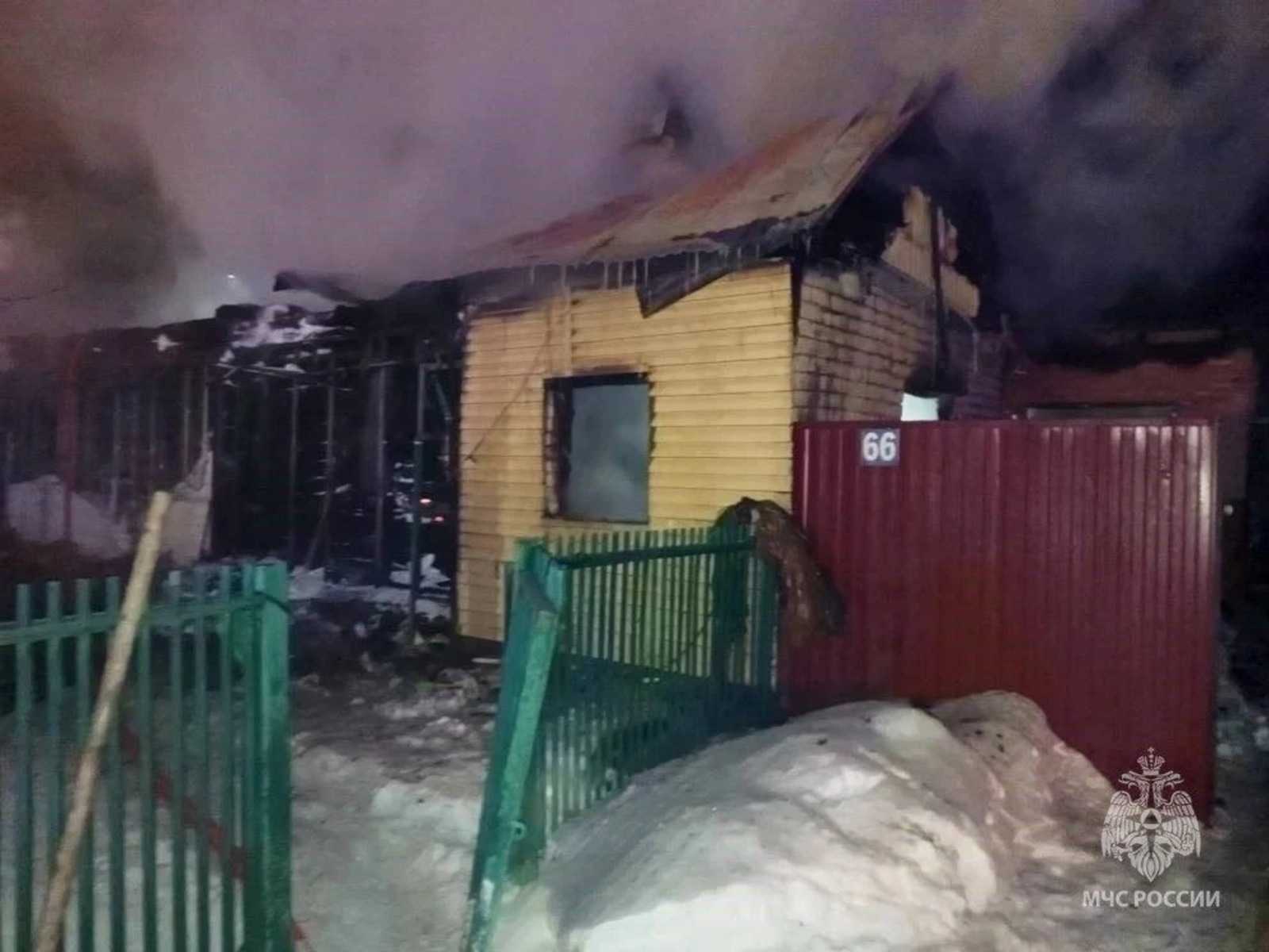 В Башкирии 89-летний мужчина погиб при пожаре в собственном доме